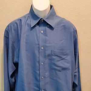Bugatchi Uomo men's blue button down size L
